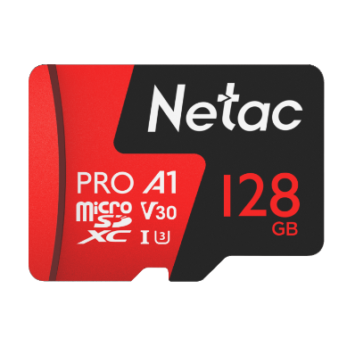 Netac 128GB  P500 Extreme Pro Series MicroSD Cards