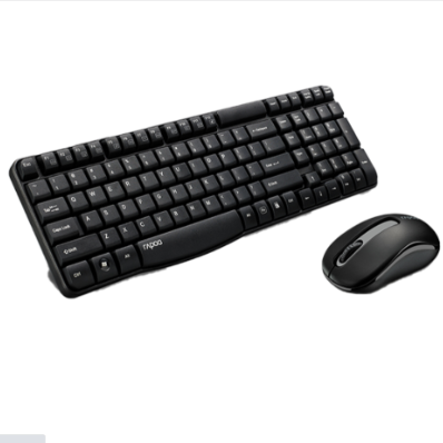 RAPOO X1800S US-Black Wireless Multimedia Keyboard / Mouse Combo