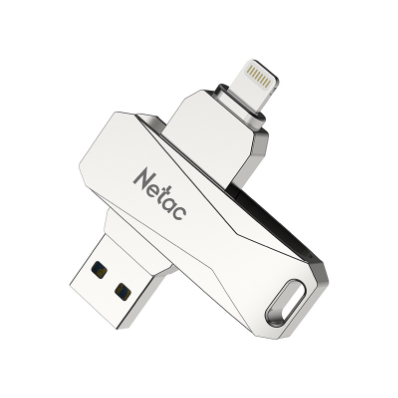 Netac USB Flash Drive U652 Lightning+USB 3.0 Dual Interface Flash Disk 32GB
