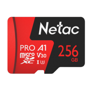 Netac  256GB  P500 Extreme Pro Series MicroSD Cards