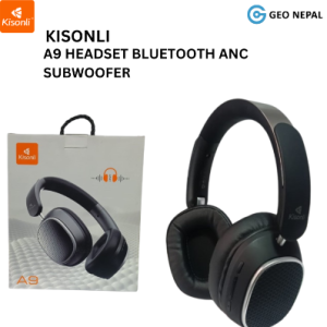 Kisonli  Headphone Wireless A9 Foldable Headset Bluetooth 5.3 Hifi Stereo Noise Reduction